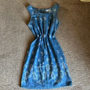 Paisley Denium dress